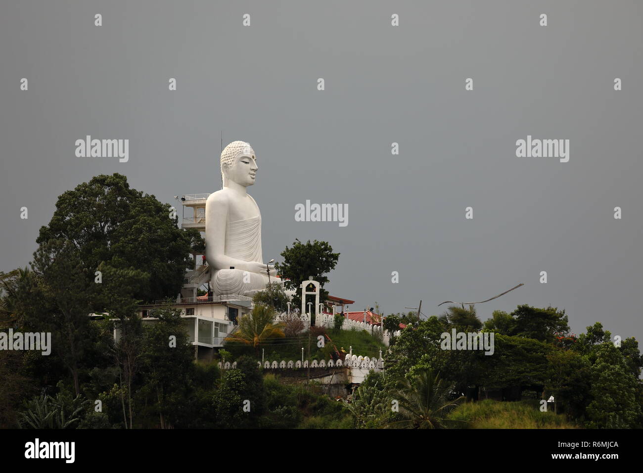 bahirawakanda vihara buddha temple of kandy in sri lanka Stock Photo