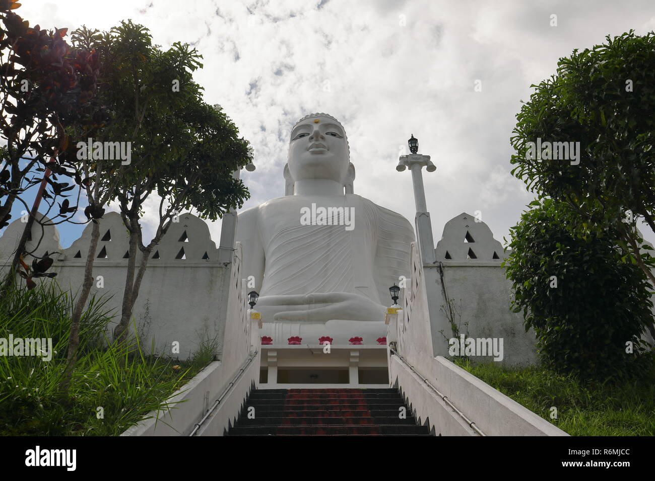 bahirawakanda vihara buddha temple of kandy in sri lanka Stock Photo