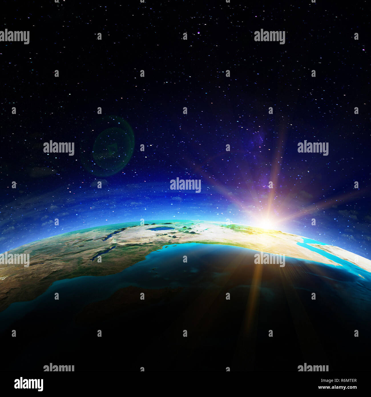 World map 3d rendering Stock Photo - Alamy