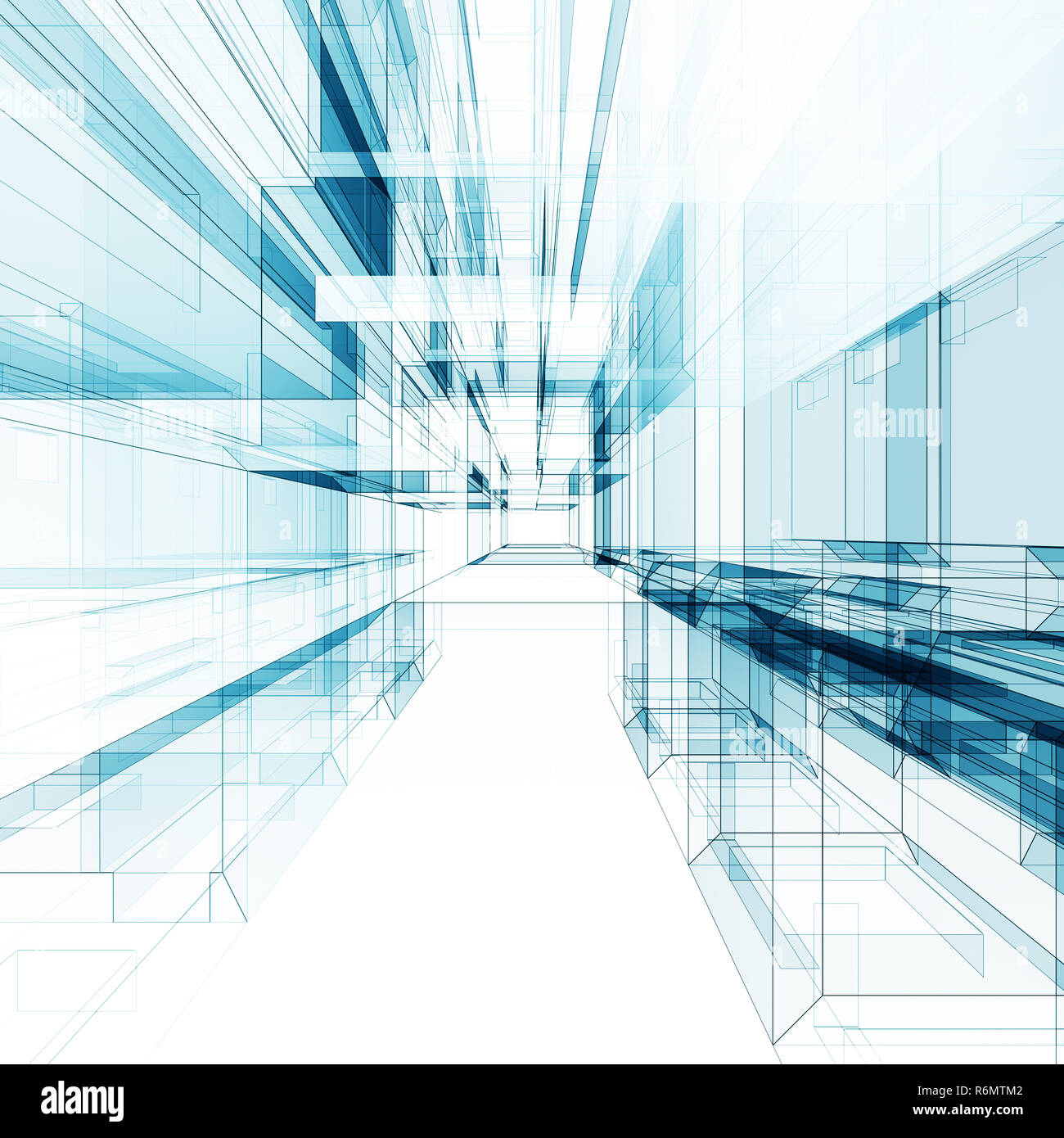 Abstract architecture background 3d rendering Stock Photo Alamy