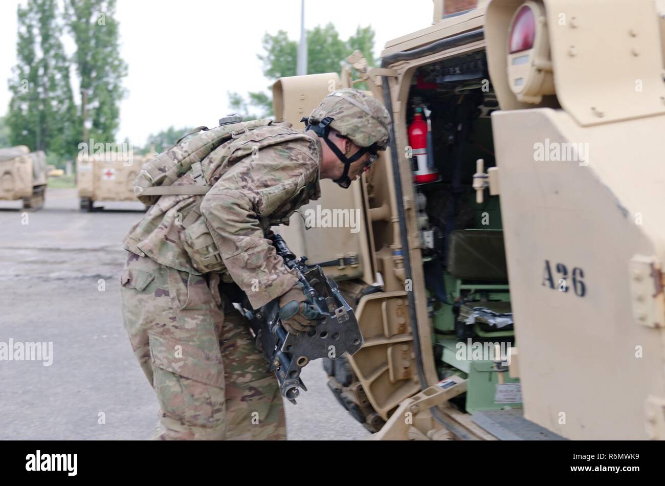 Apache Troop, 4th Squadron, 10th Cavalry Regiment conducts a spur ride ...