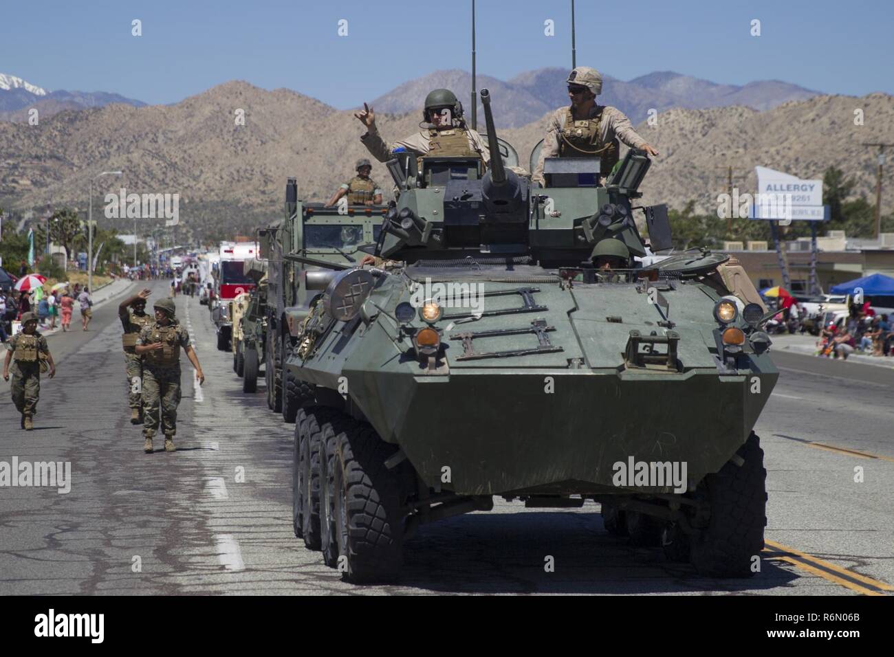 Marines with 3rd Light Armored Reconnaissance Battalion participate in