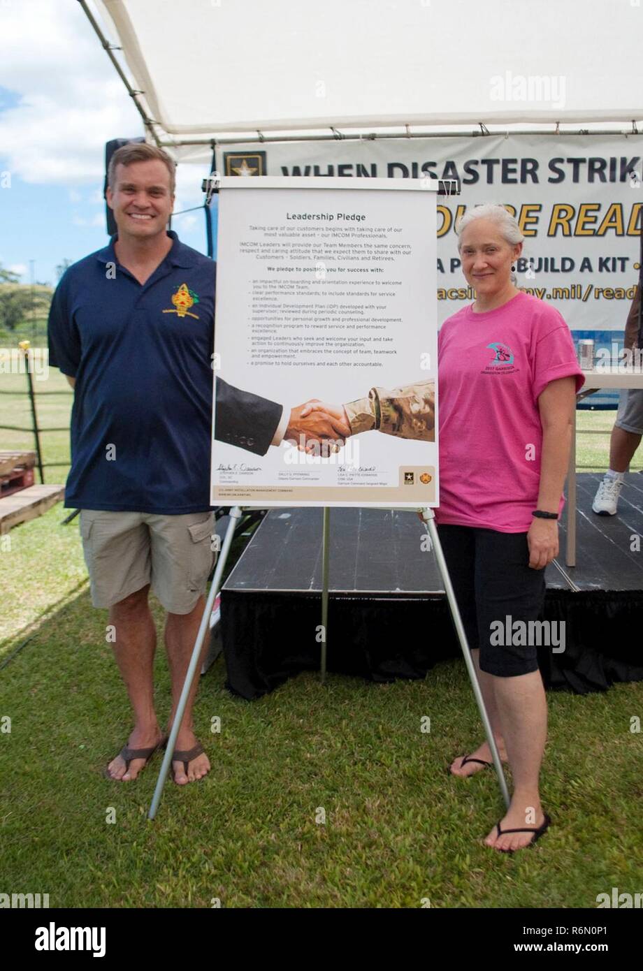 SCHOFIELD BARRACKS — Col. Stephen E. Dawson, garrison commander, U.S