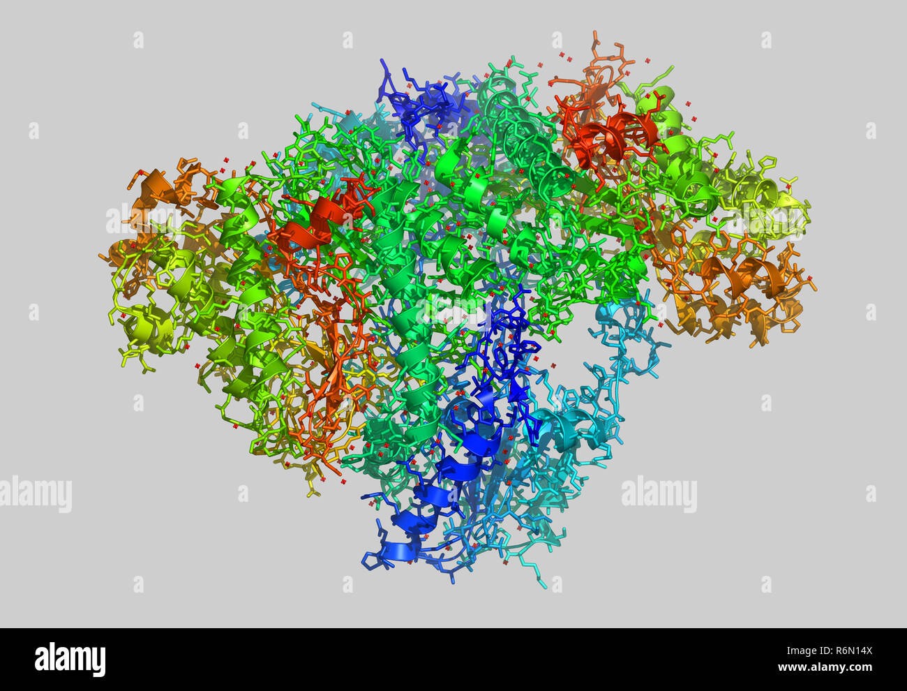 protein molecular model Stock Photo Alamy