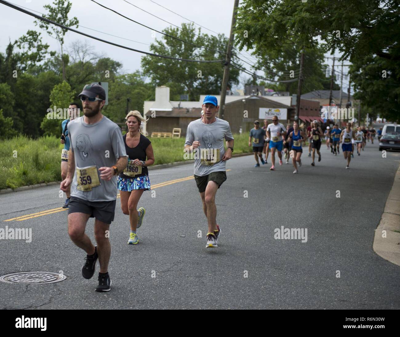 Participants of the 10th Annual Marine Corps Historic Half (MCHH) heads
