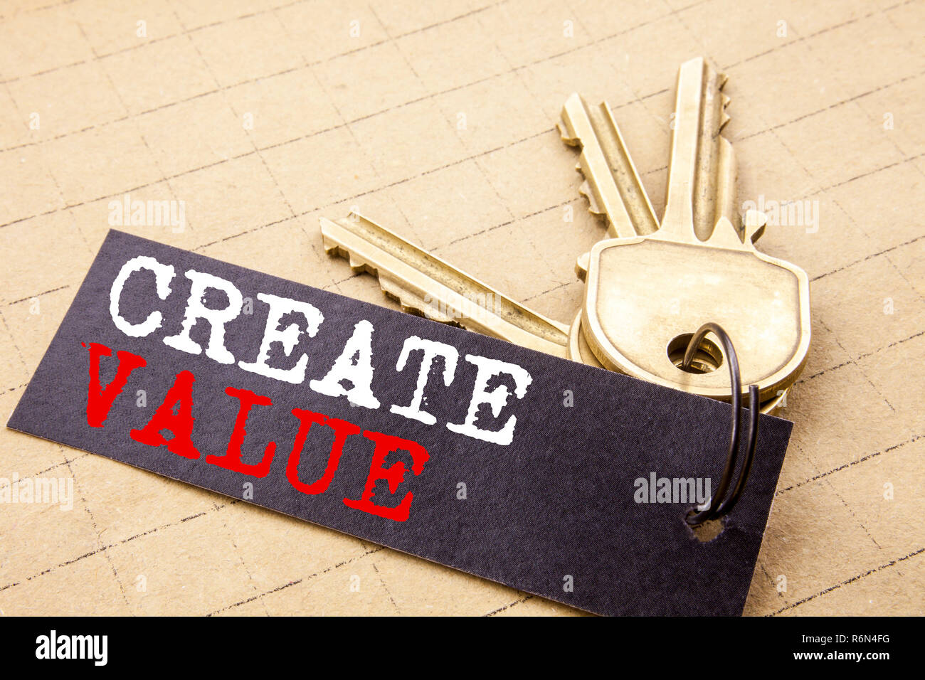 Use Creates Value Conceptual hand writing text caption showing Create Value. Business ...