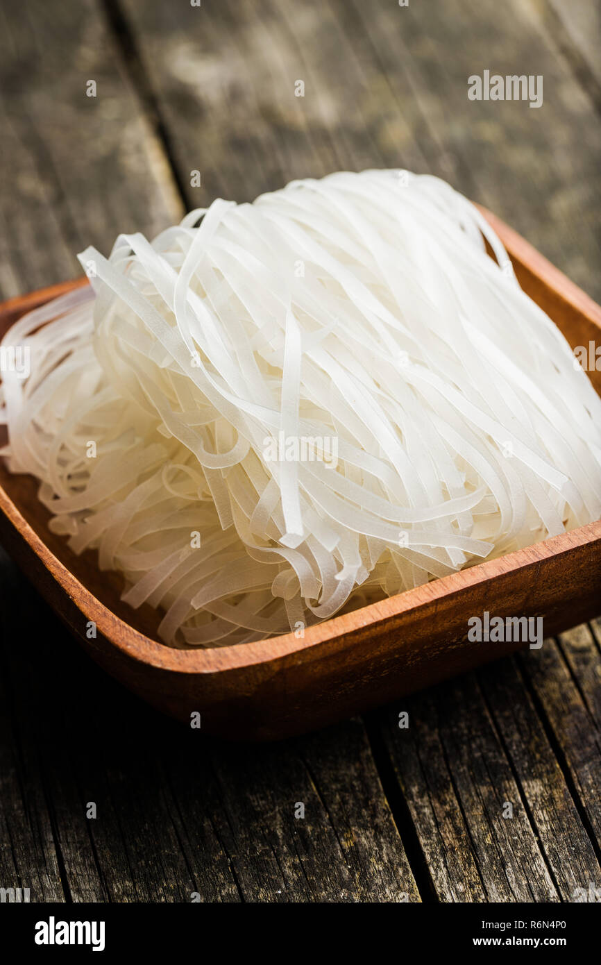 Dried rice noodles Stock Photo Alamy