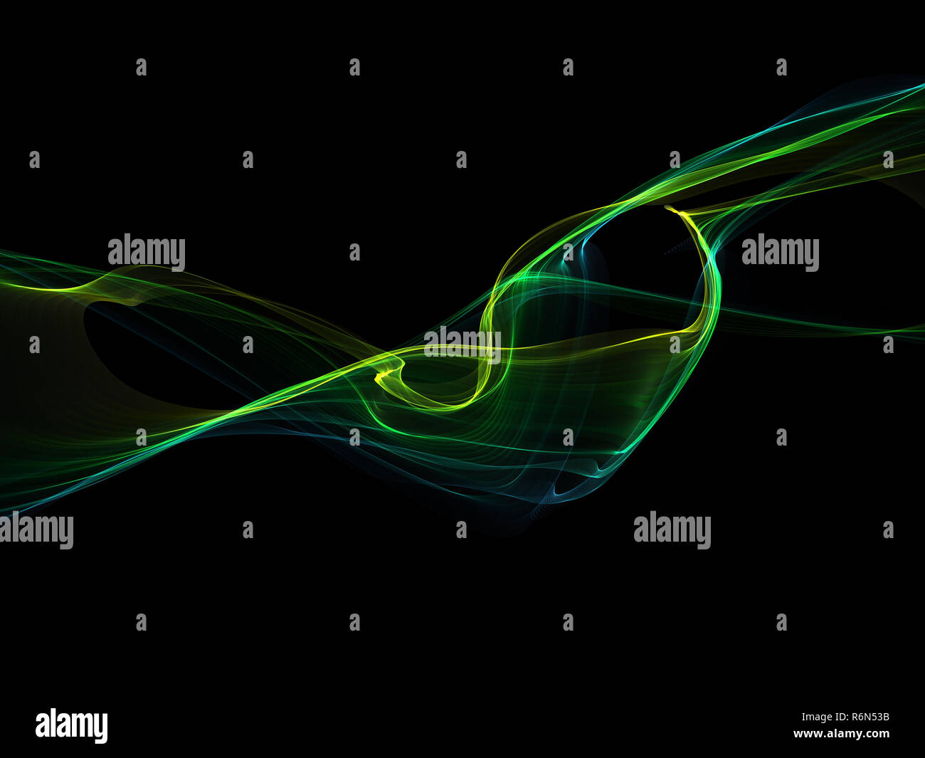 Dark abstract background with a glowing abstract waves Stock Photo - Alamy