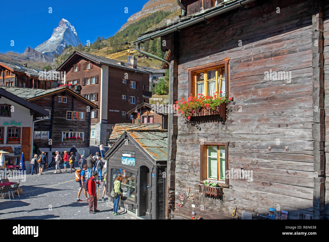 Zermatt and the Matterhorn Stock Photo - Alamy