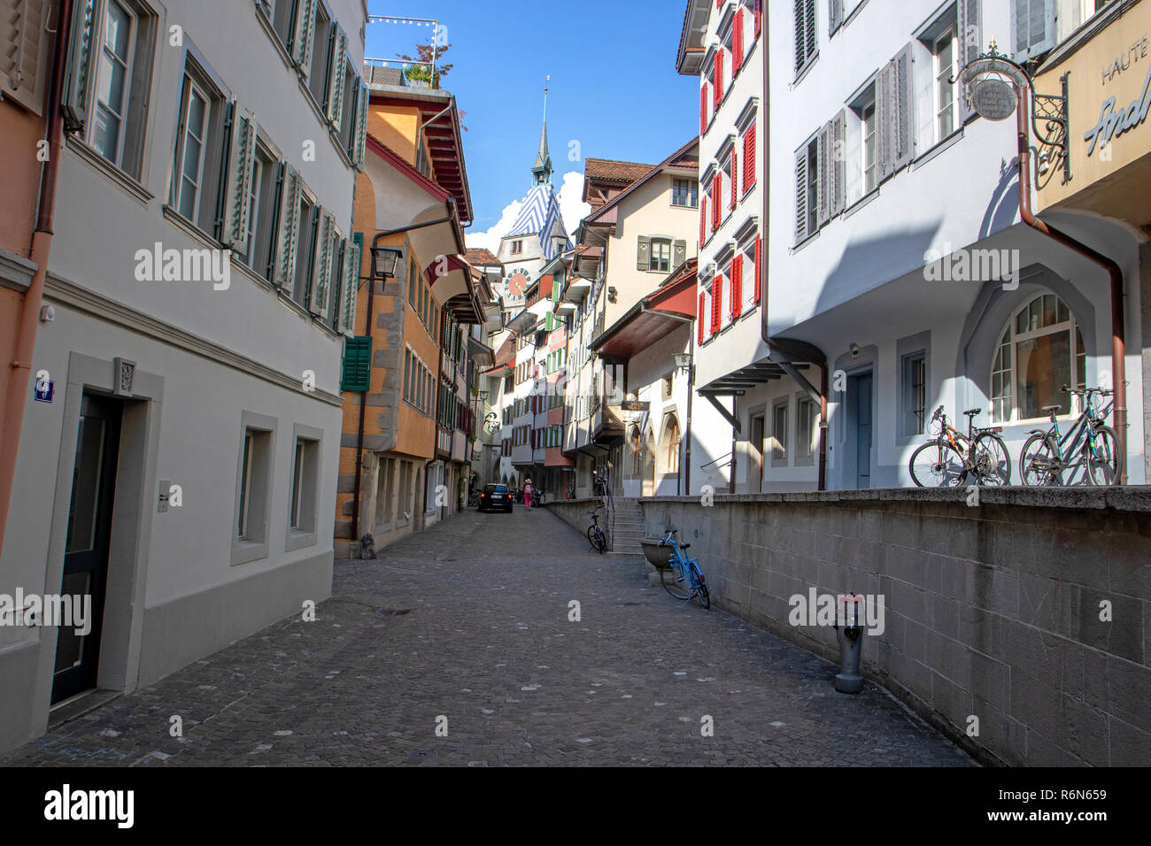 The old town of Zug Stock Photo