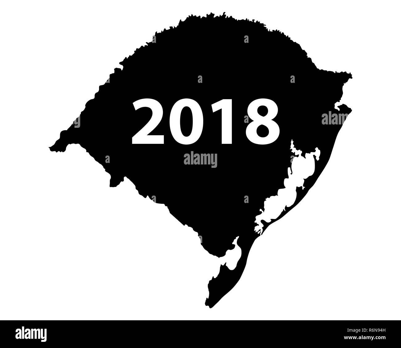 map of rio grande do sul 2018 Stock Photo - Alamy 