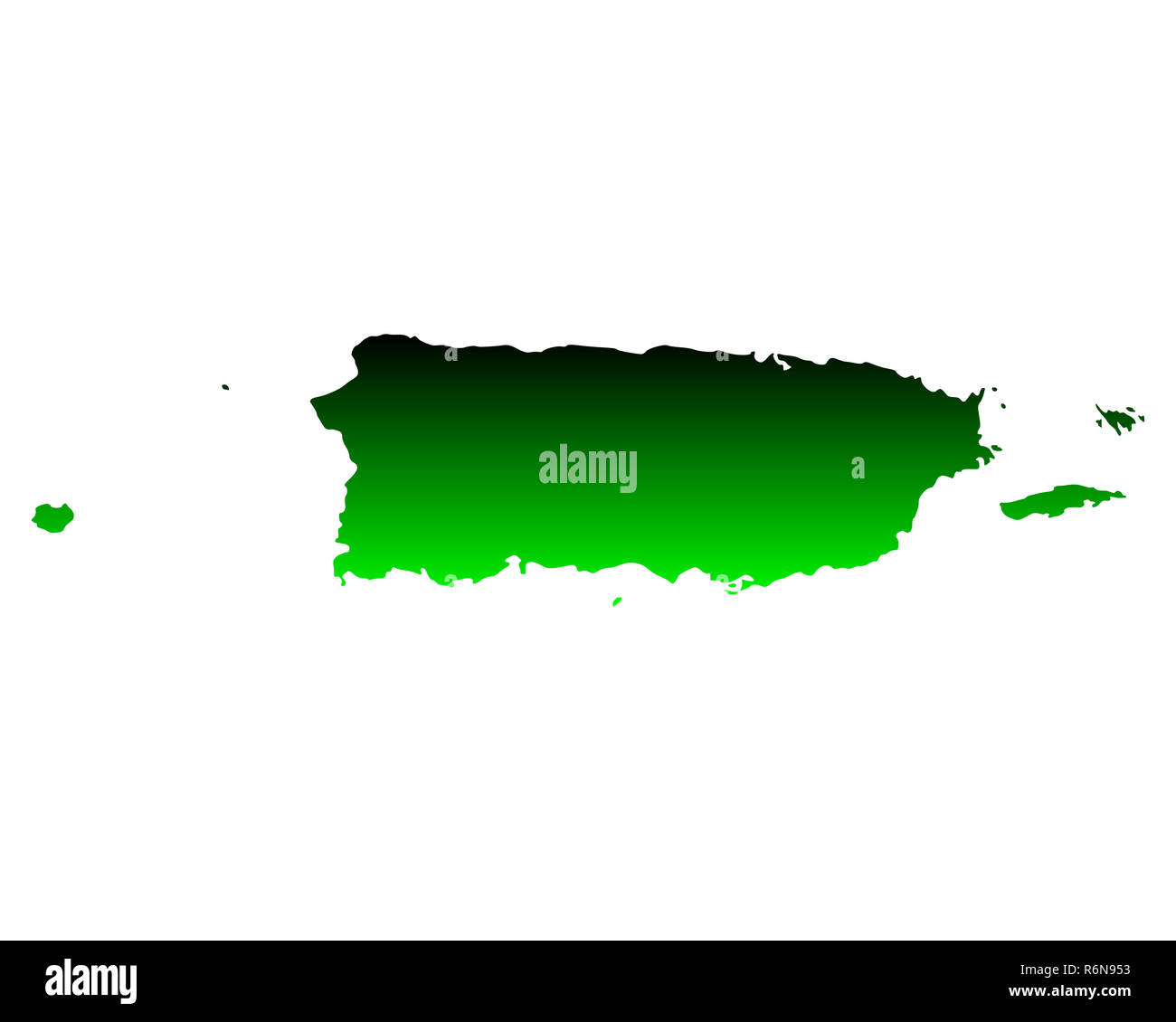 Puerto rico map Cut Out Stock Images & Pictures Alamy