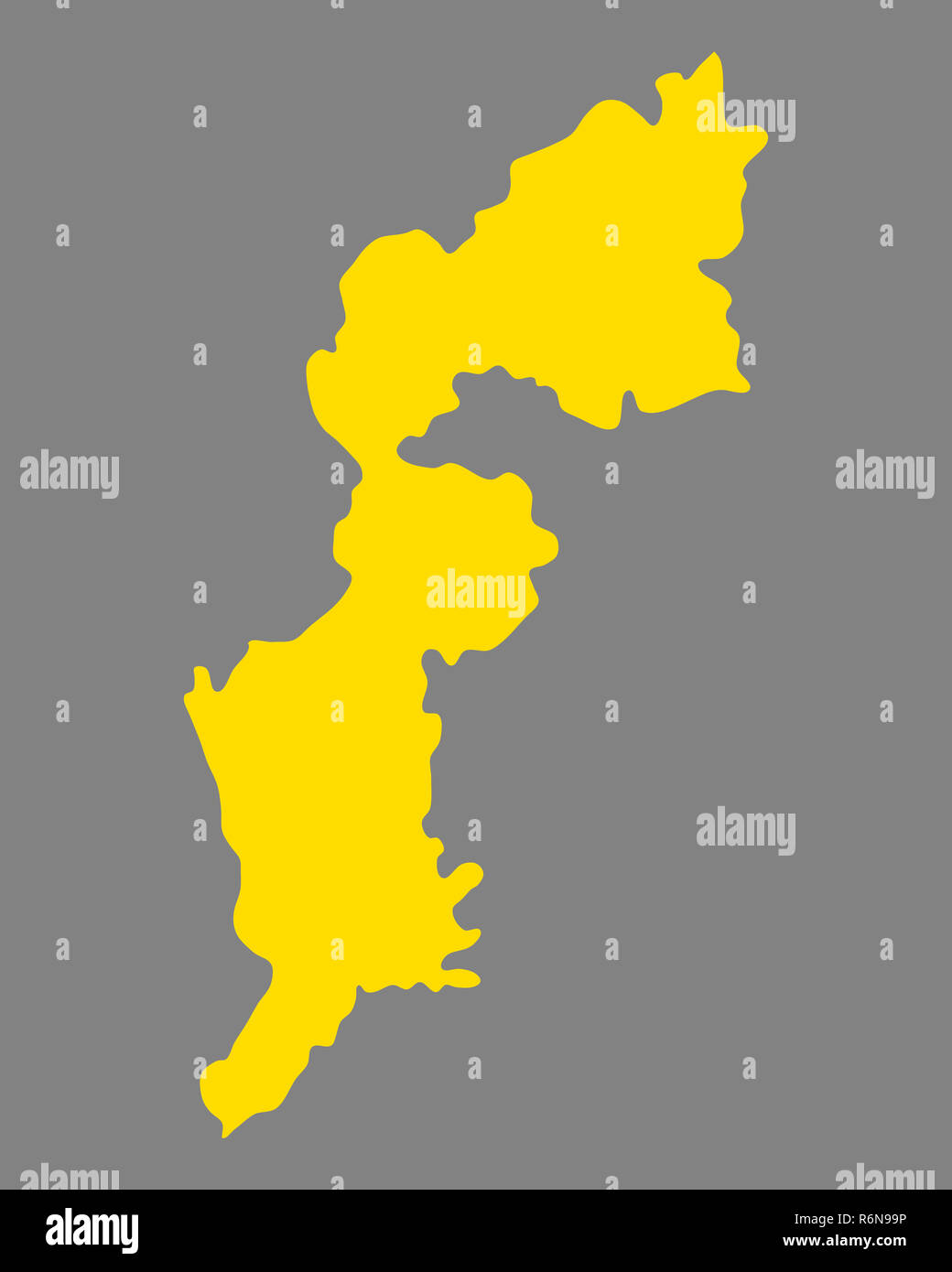 map of burgenland Stock Photo - Alamy