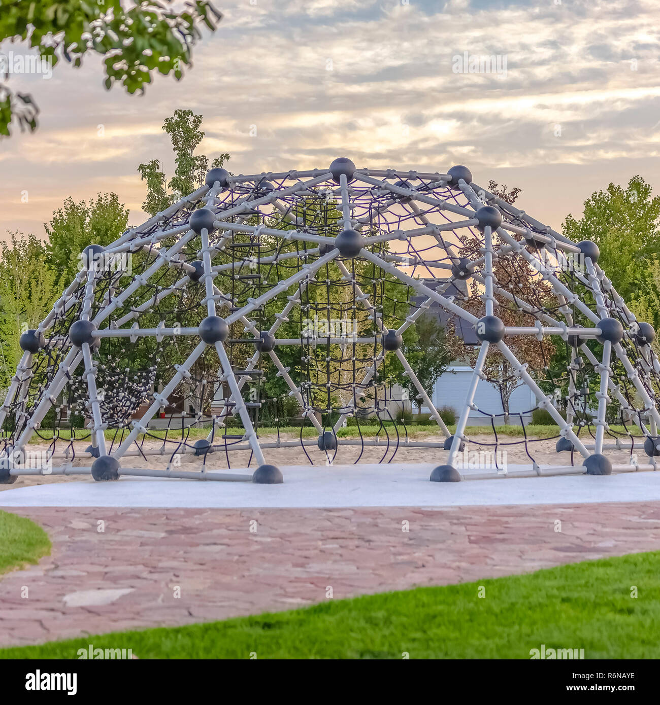 geodesic dome climbing frame