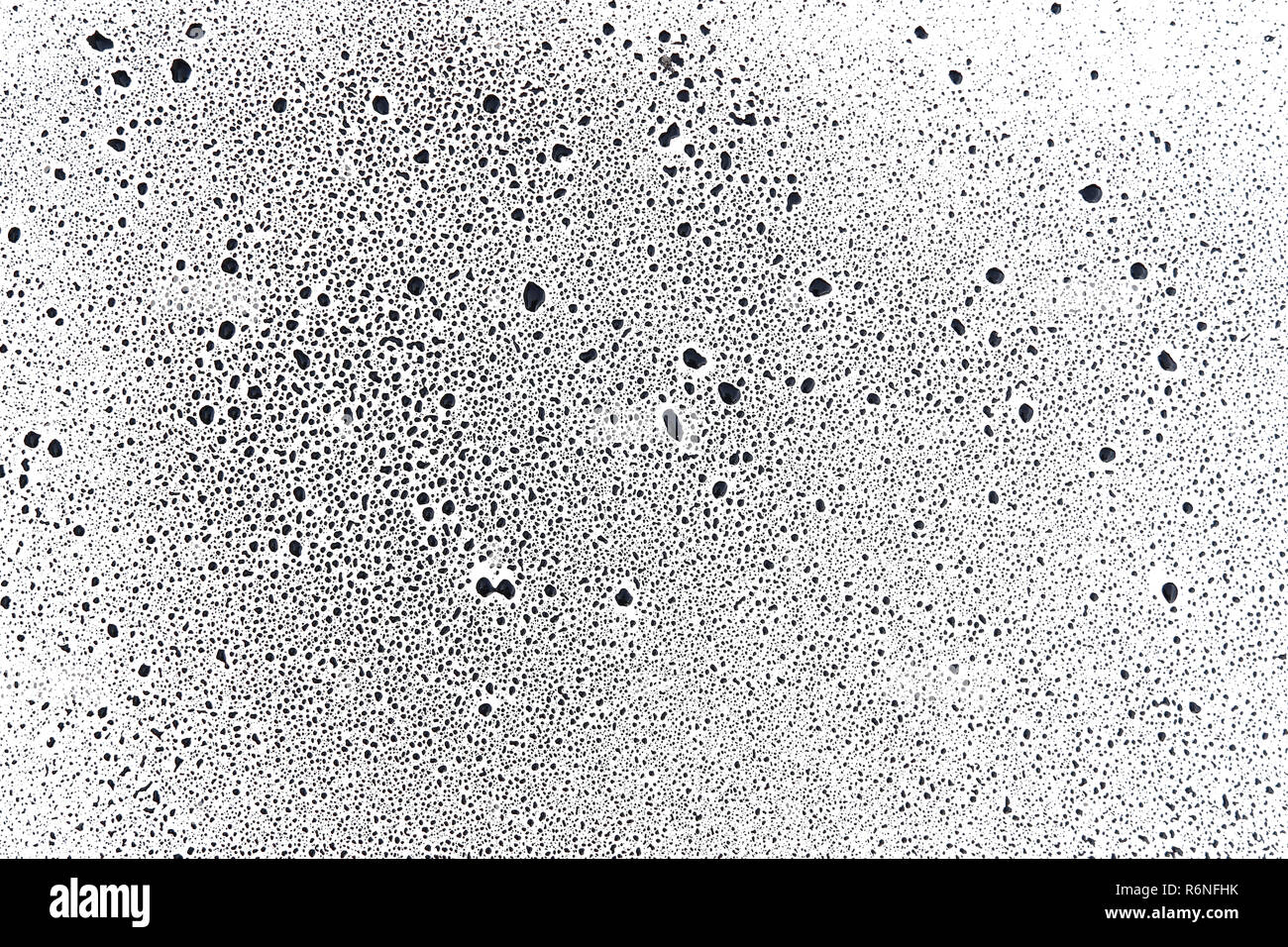 Ink blotches, drops and beads on surface Stock Photo Alamy