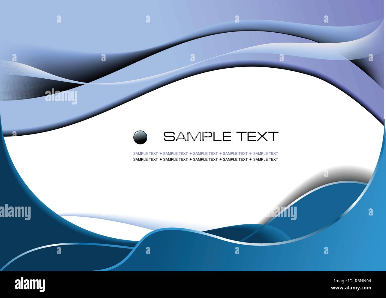 Abstract blue wave background. Vector illustration Stock Vector Image ...