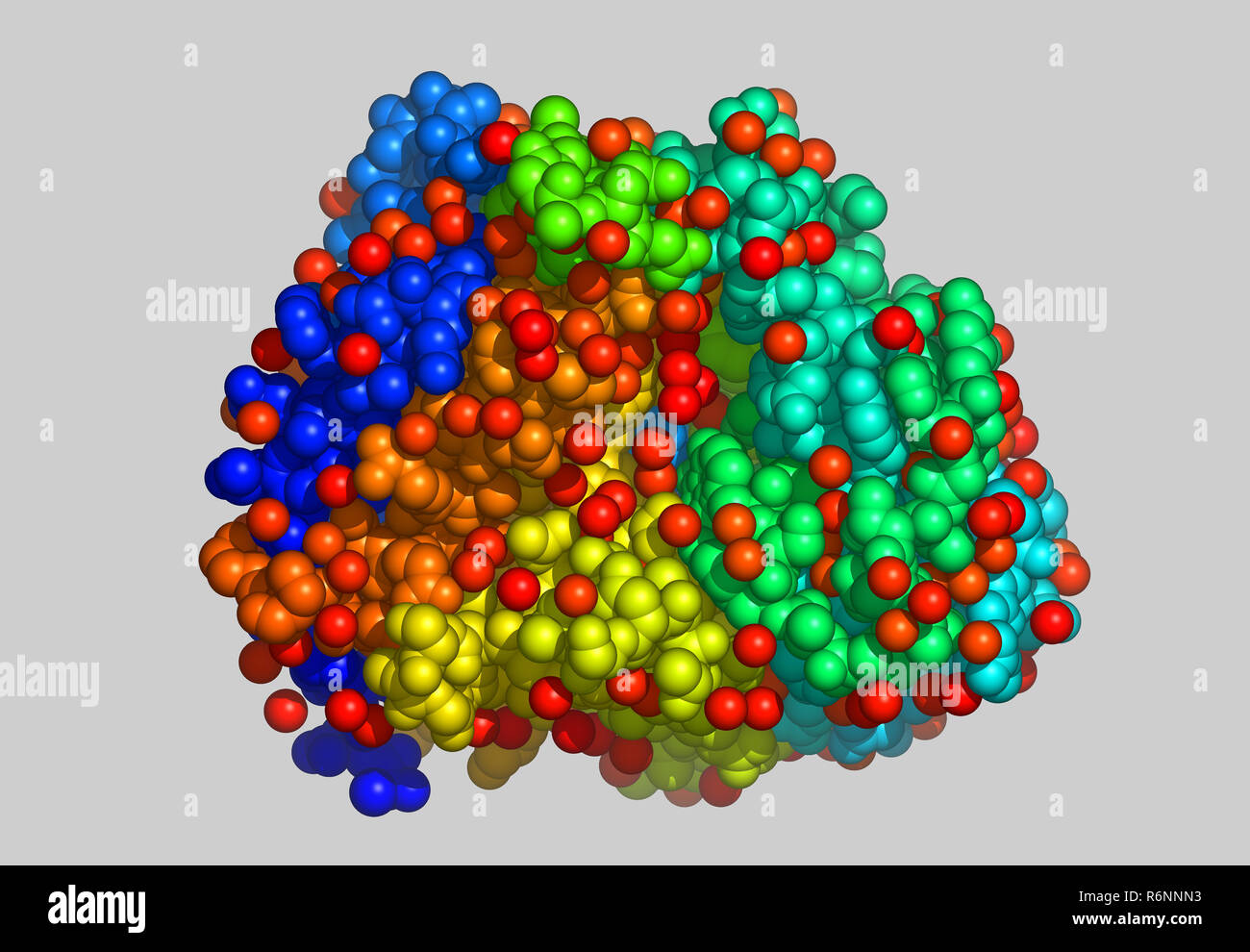 enzyme molecule model Stock Photo Alamy