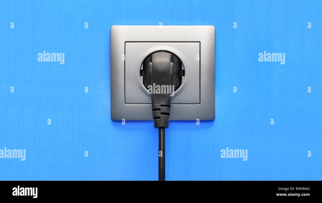Electric Socket Closeup Stock Photo Alamy