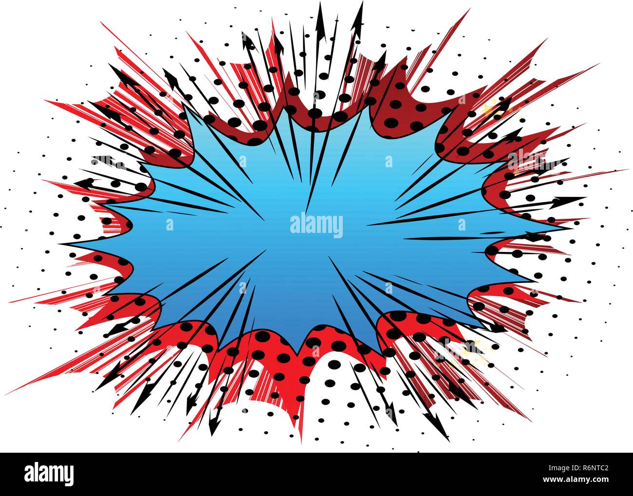 Vector illustrated retro comic background, pop art vintage style Stock ...