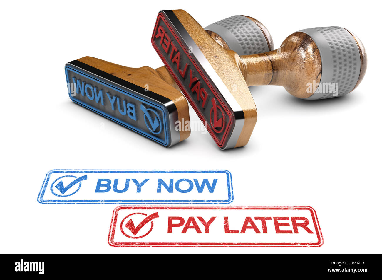 Buy Now Pay Later Stock Photo