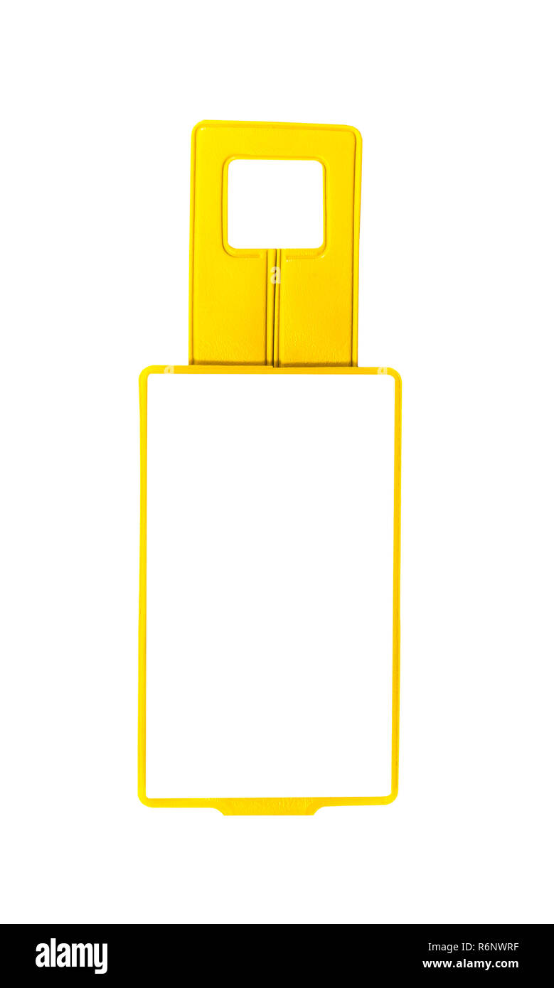 yellow luggage tags