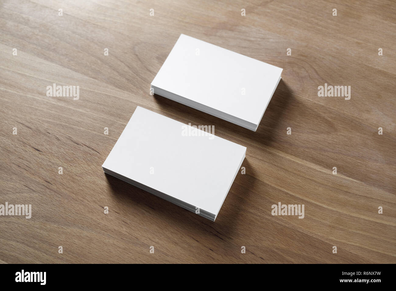 Mockup Of Business Cards Stock Photo 227904317 Alamy