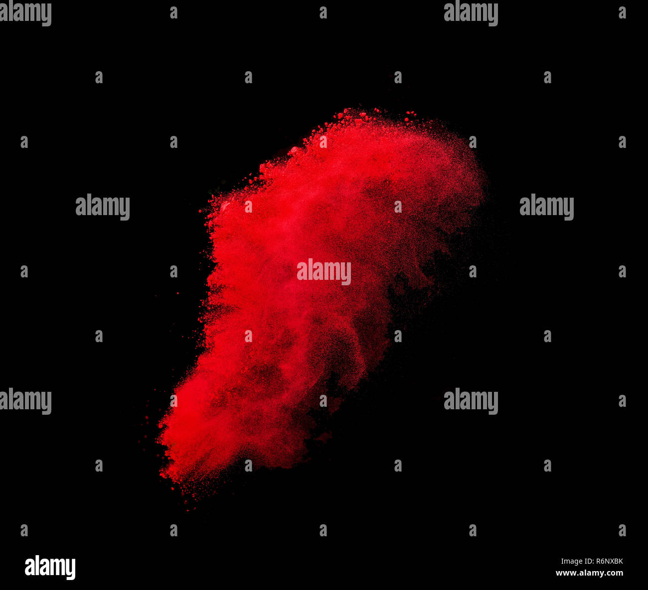 Explosion of colored powder on black background Stock Photo - Alamy