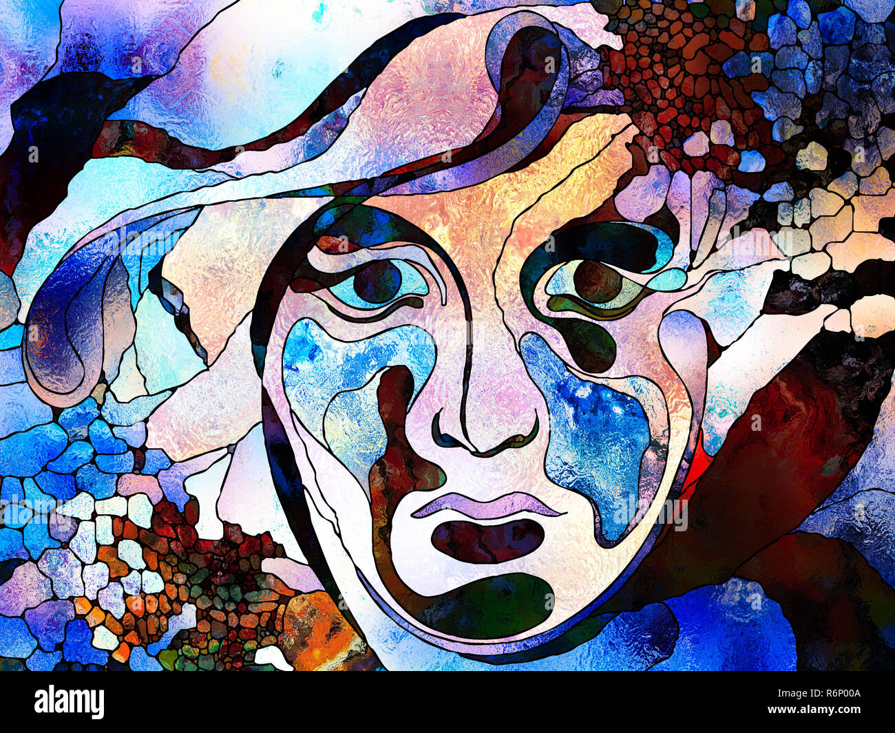 Virtual Color Division Stock Photo - Alamy