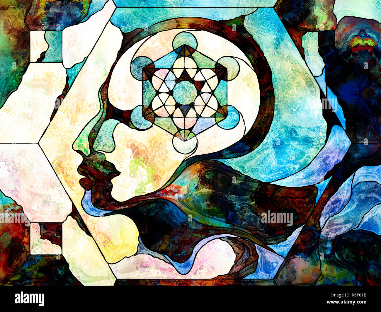 Conceptual sacred geometry hi-res stock photography and images - Alamy