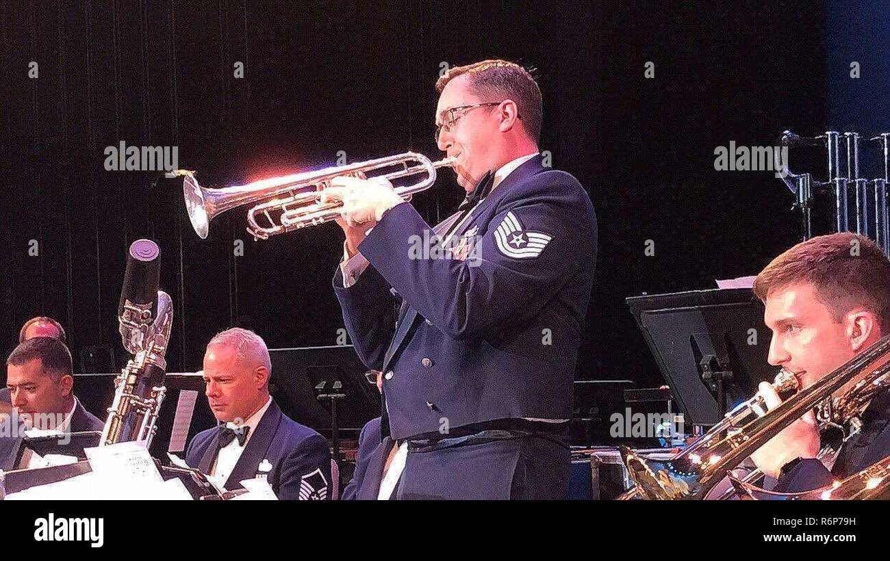 On May 19 2017 Technical Sergeant Thomas Salyers Improvises Solo In 
