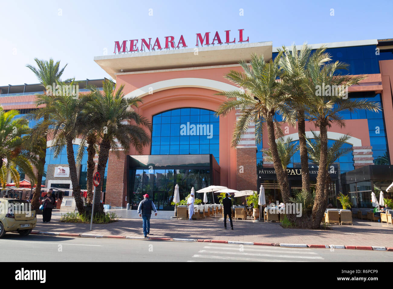 Menara Mall, a modern shopping mall in Marrakech ( Marrakesh ), Morocco, Africa Stock Photo