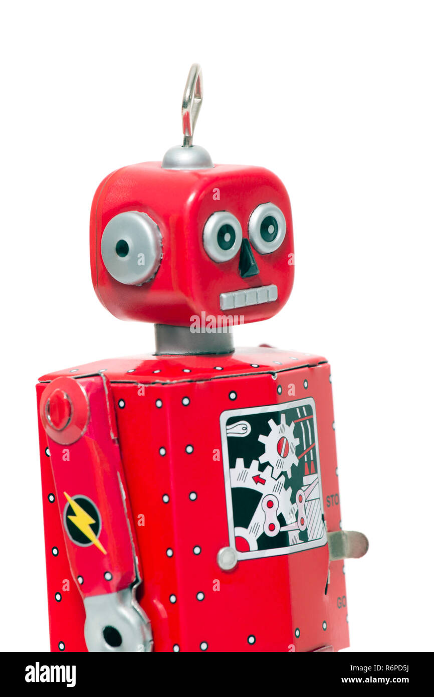 tin toy robot Stock Photo - Alamy