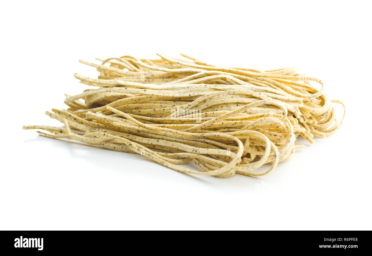 Italian pasta tagliolini with truffles Stock Photo Alamy