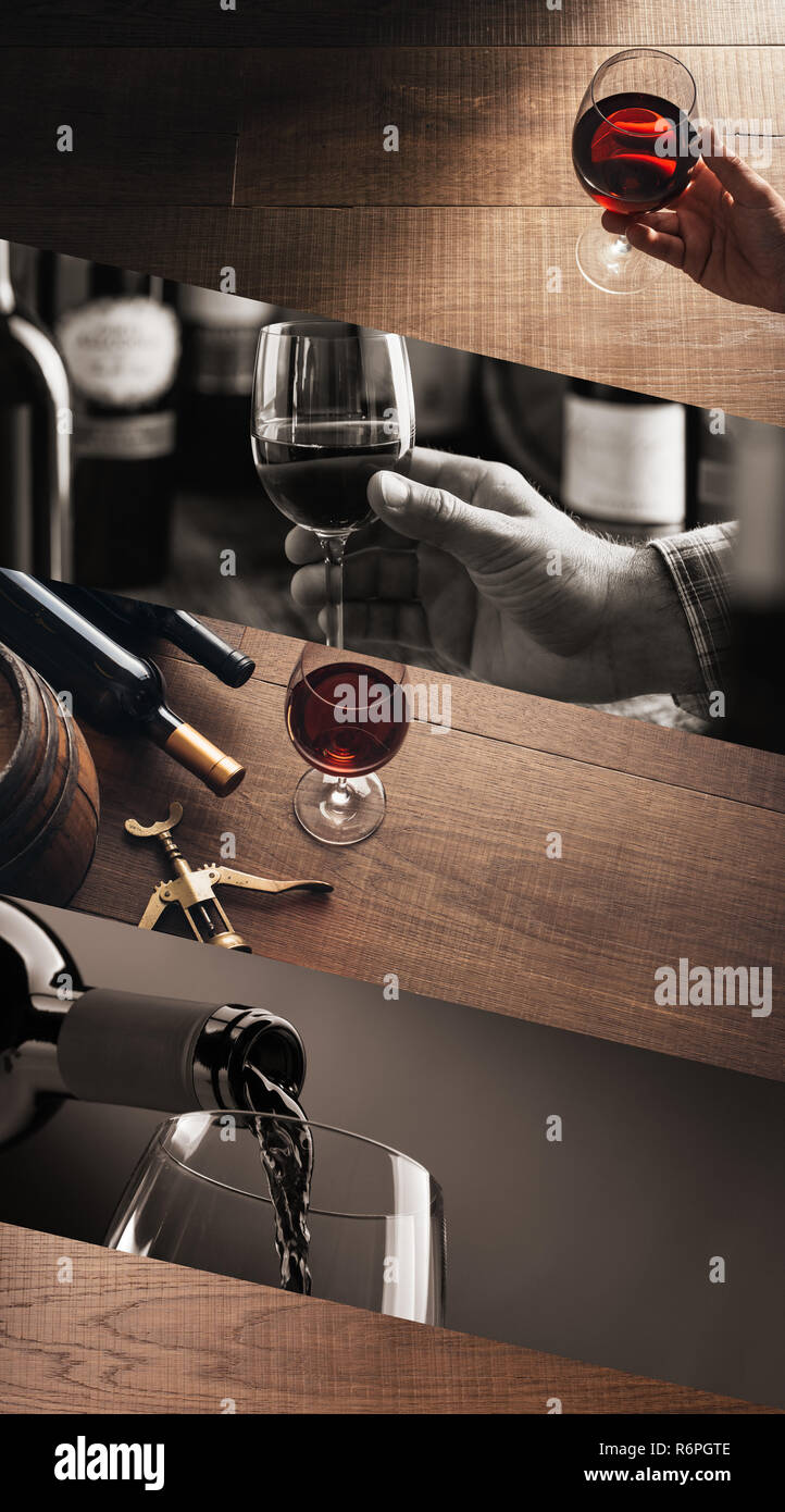 Wine tasting at the winery Stock Photo - Alamy