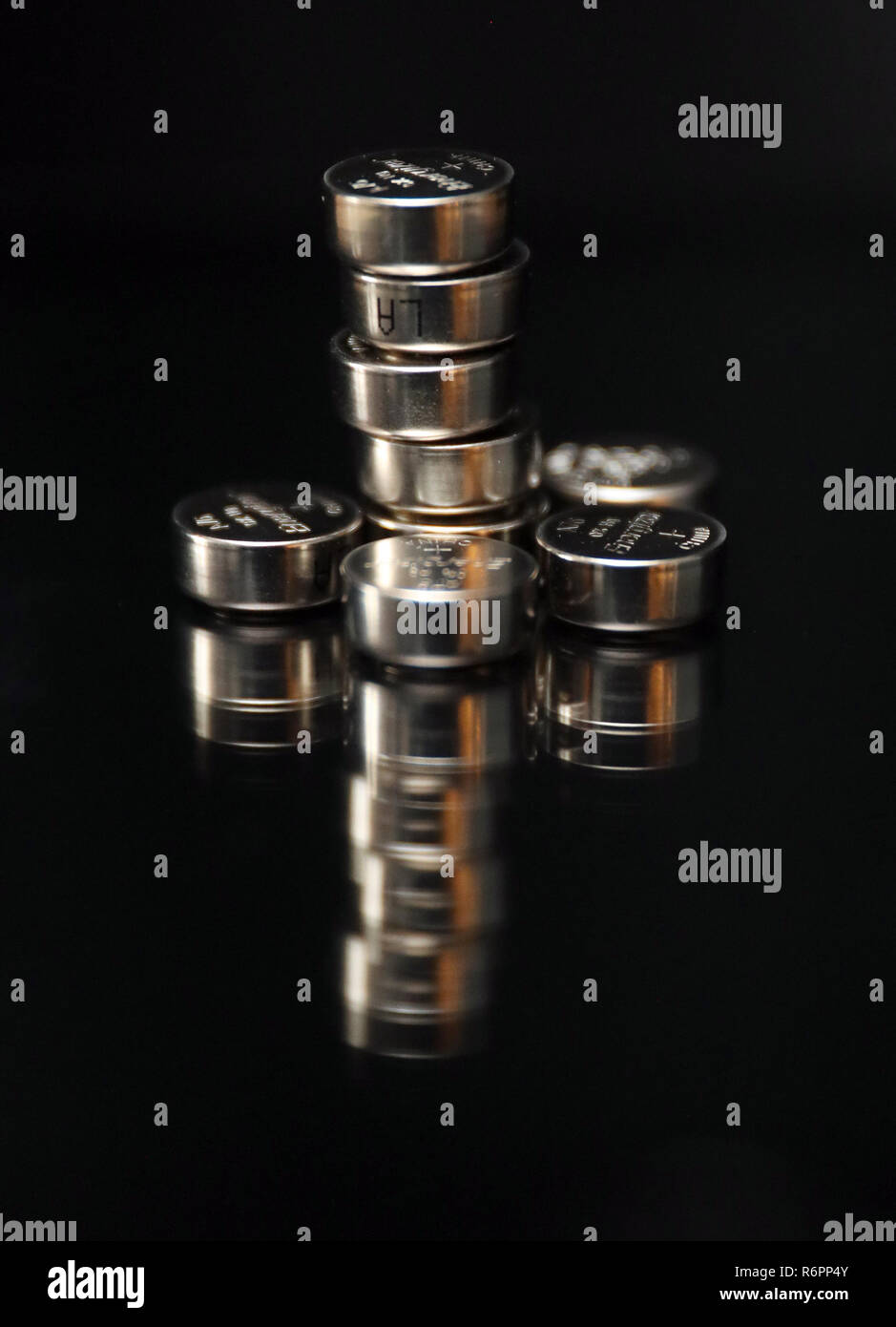 Embargoed to 001 Friday December 07 General view of some Energizer LR44