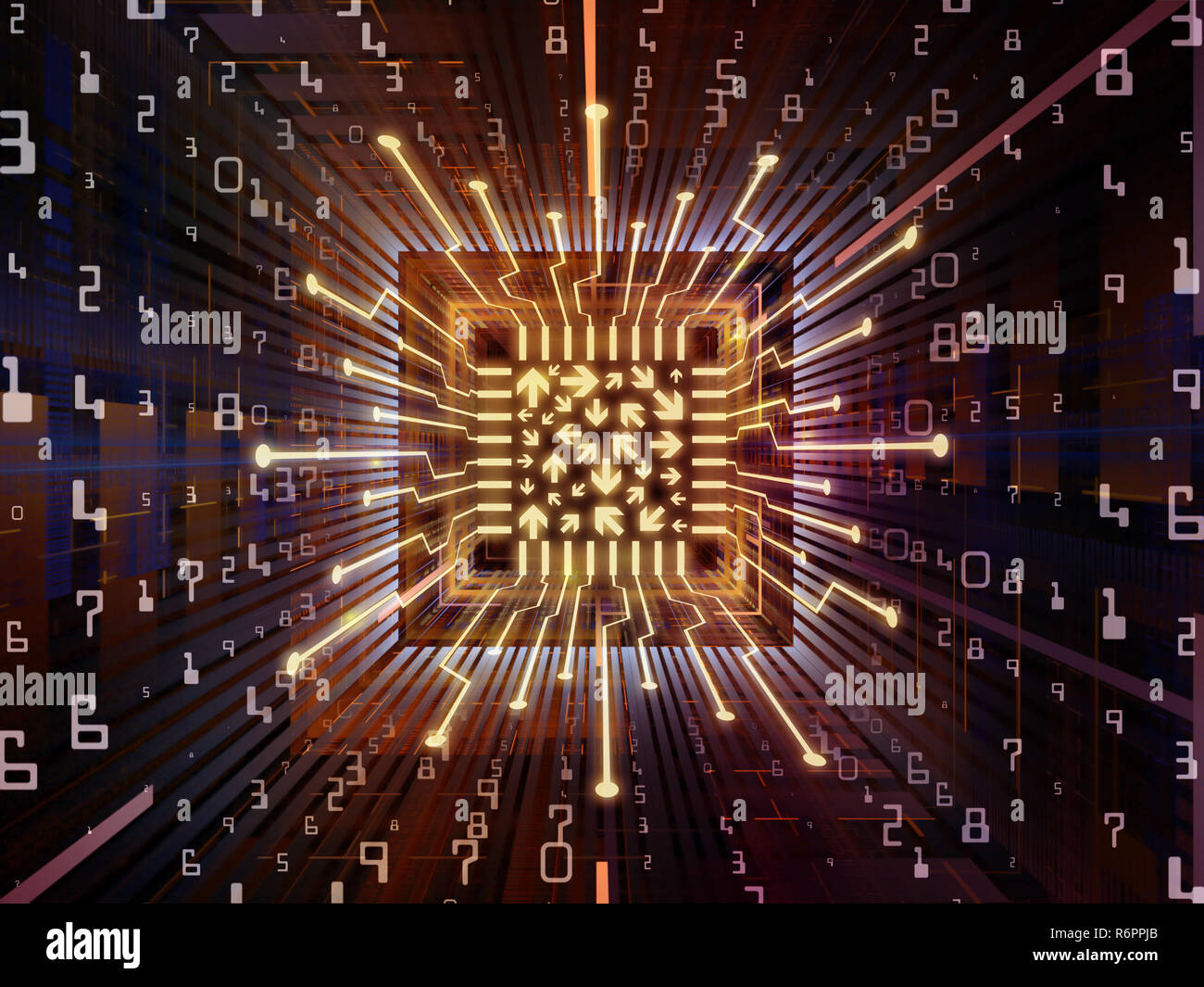 Speed of Computer CPU Stock Photo - Alamy