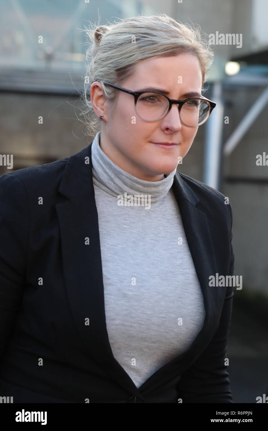 Amanda donaldson leaves airdrie sheriff court where her former employer