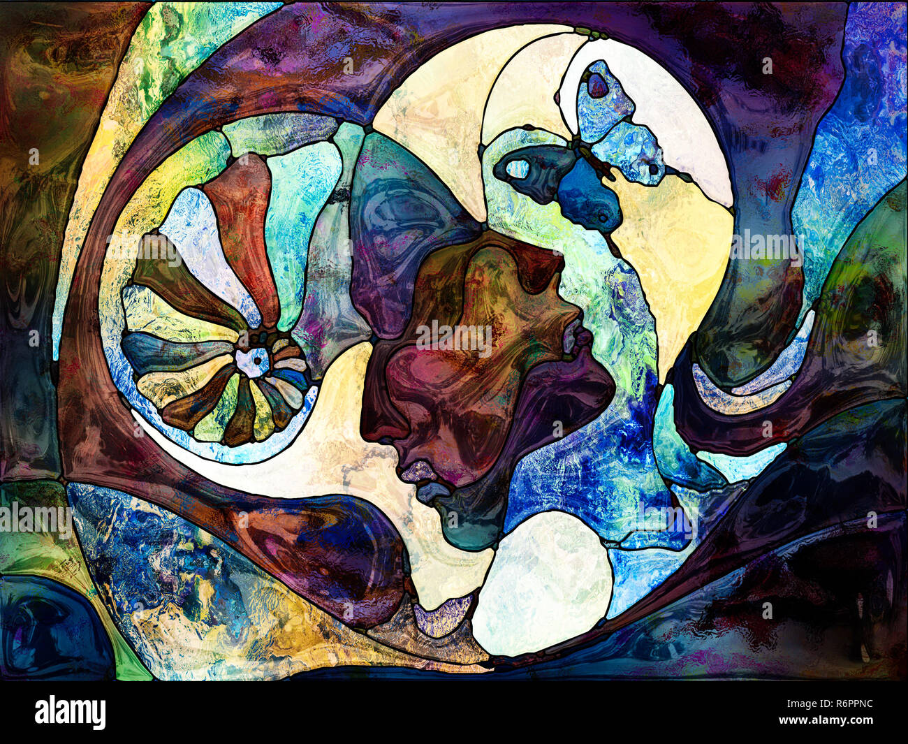 Love Between Worlds Stock Photo - Alamy