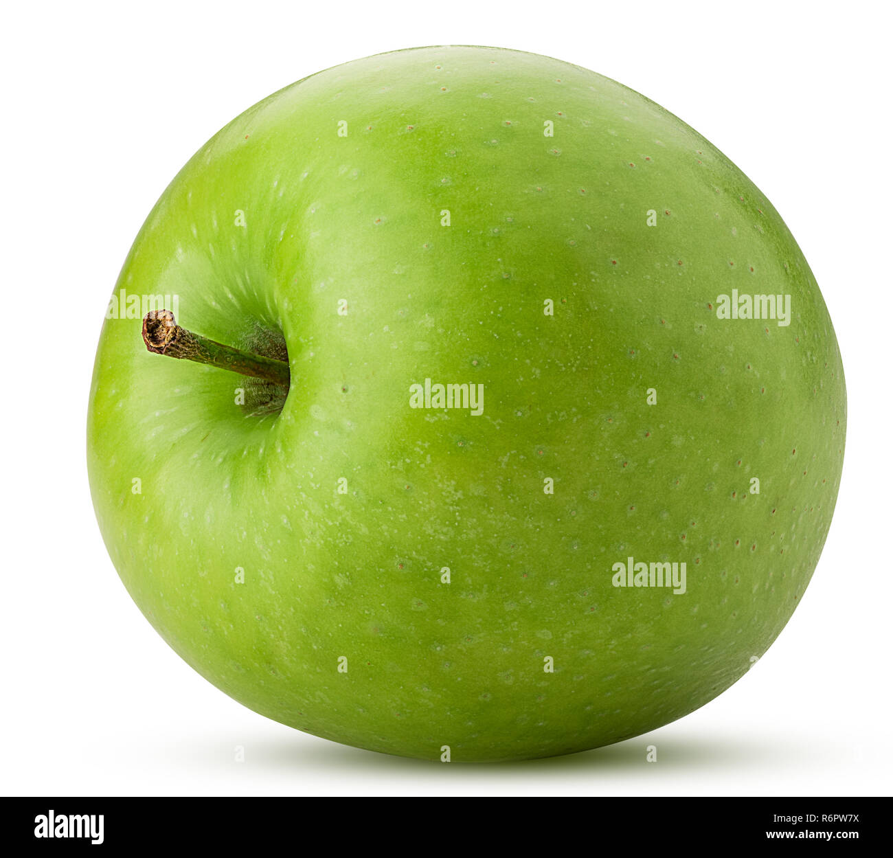 Green apple isolated on white background Clipping Path Stock Photo - Alamy