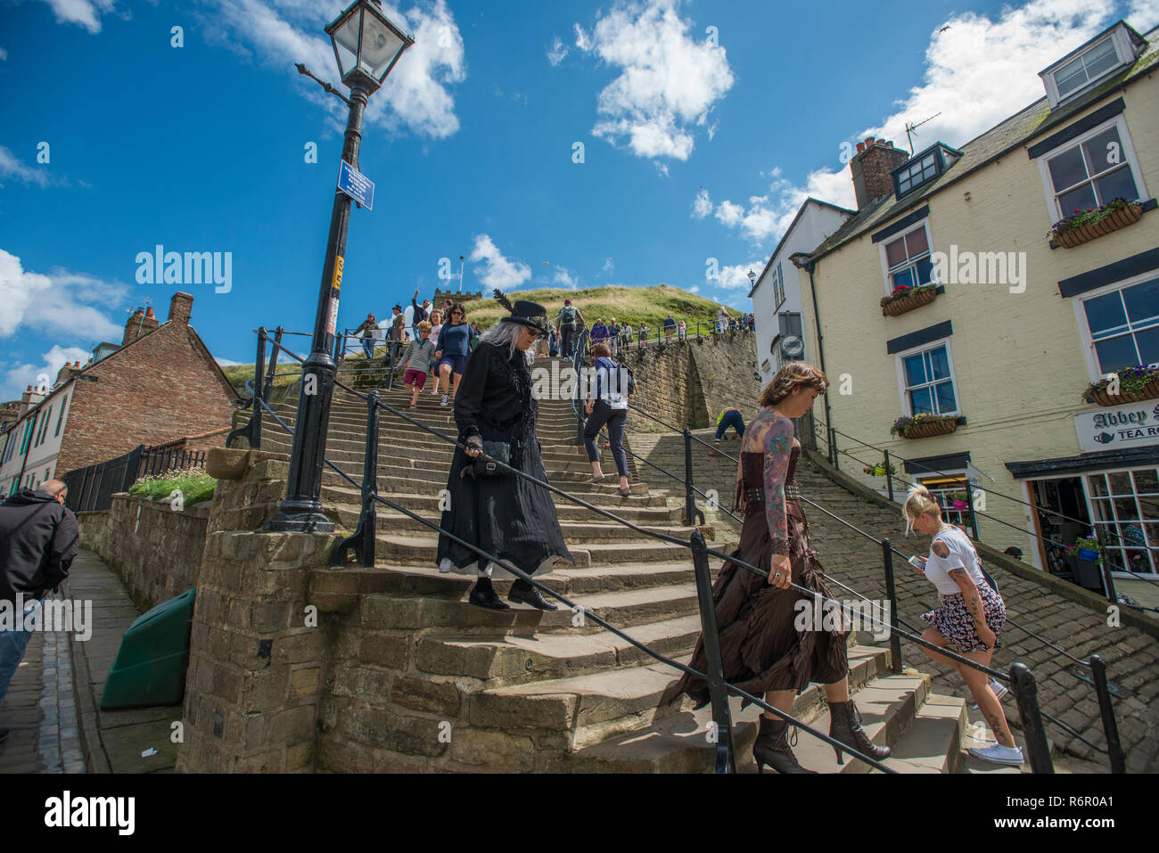 Steam Punk Festival Whitby, August  2017 Stock Photo