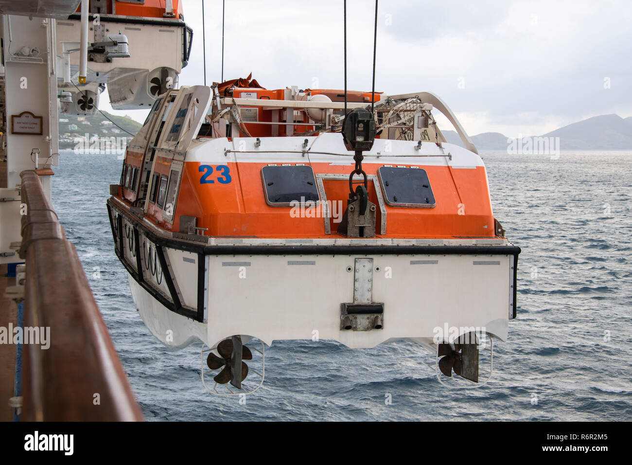 Cruise ship lifeboat tenders hires stock photography and images Alamy