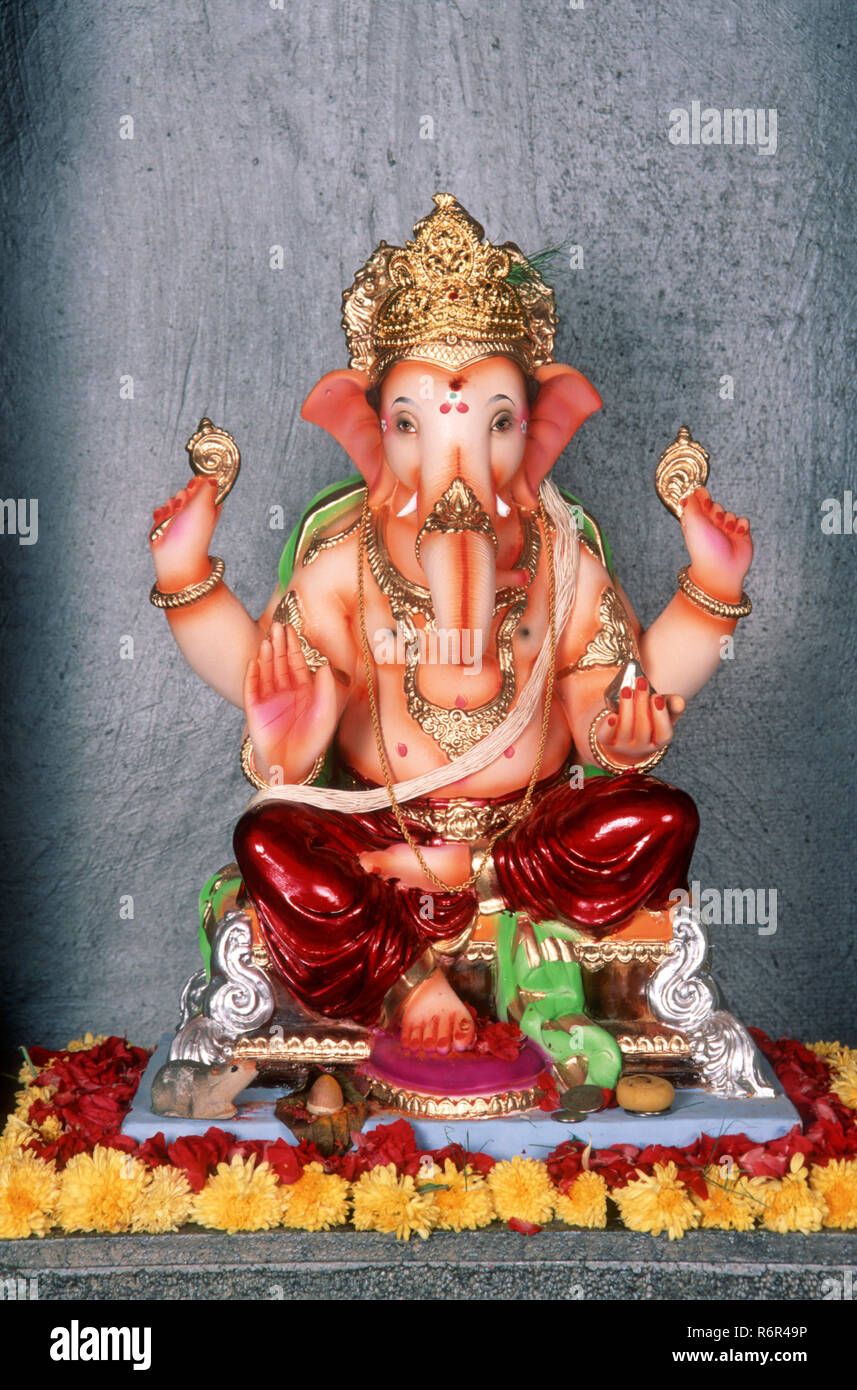 Ganesh Festival, Bombay Mumbai, Maharashtra, India Stock Photo - Alamy