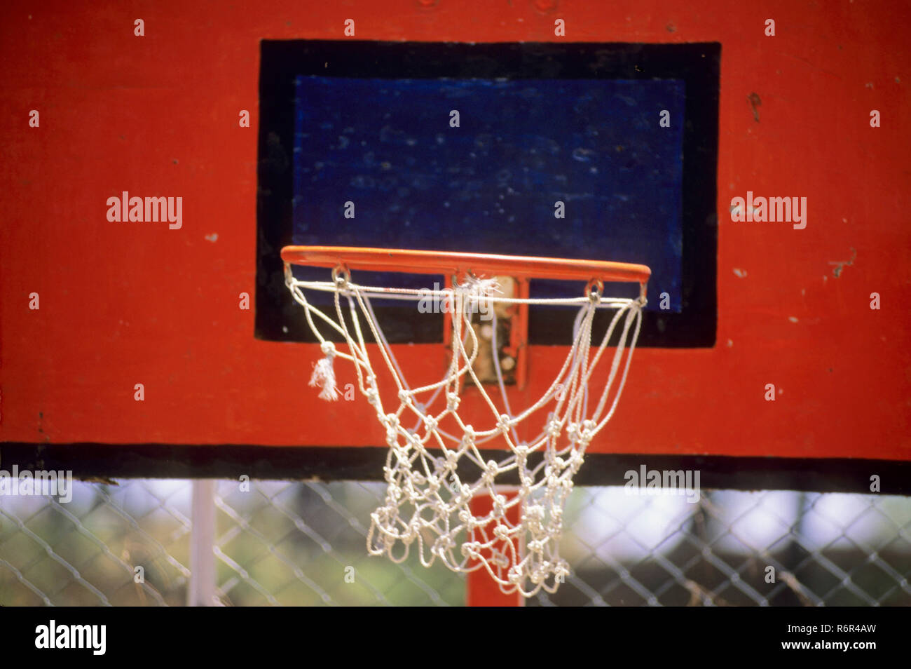 Basket Ball Goal Net Stock Photo Alamy