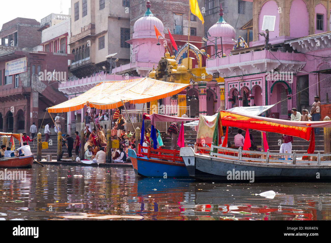 Old Mathura the krishna sacred town of mathura in india Stock Photo - Alamy