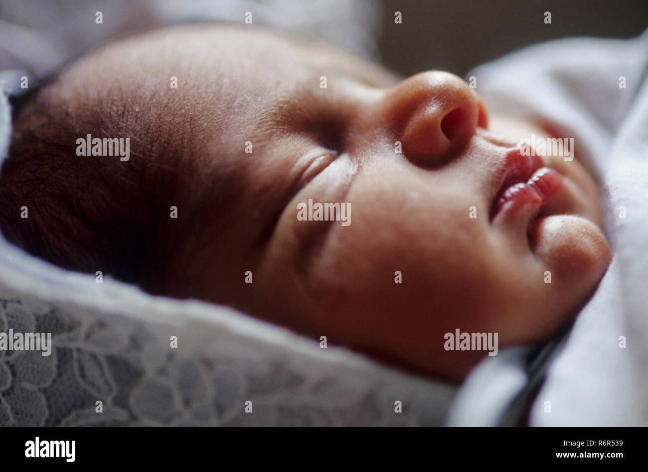 Child, New born, male one day old, india Stock Photo