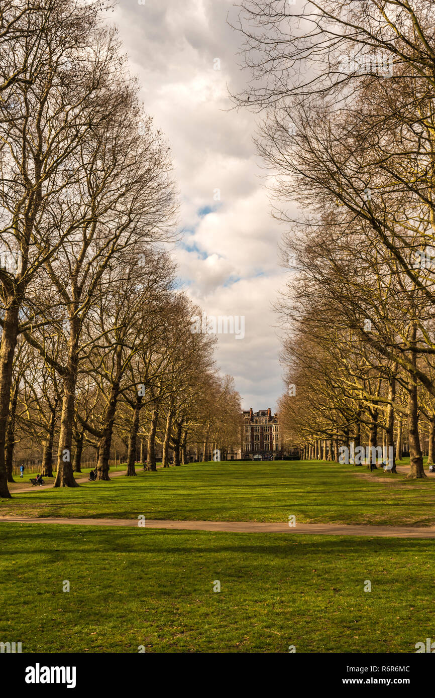 London - Green Park at the end of winter Stock Photo