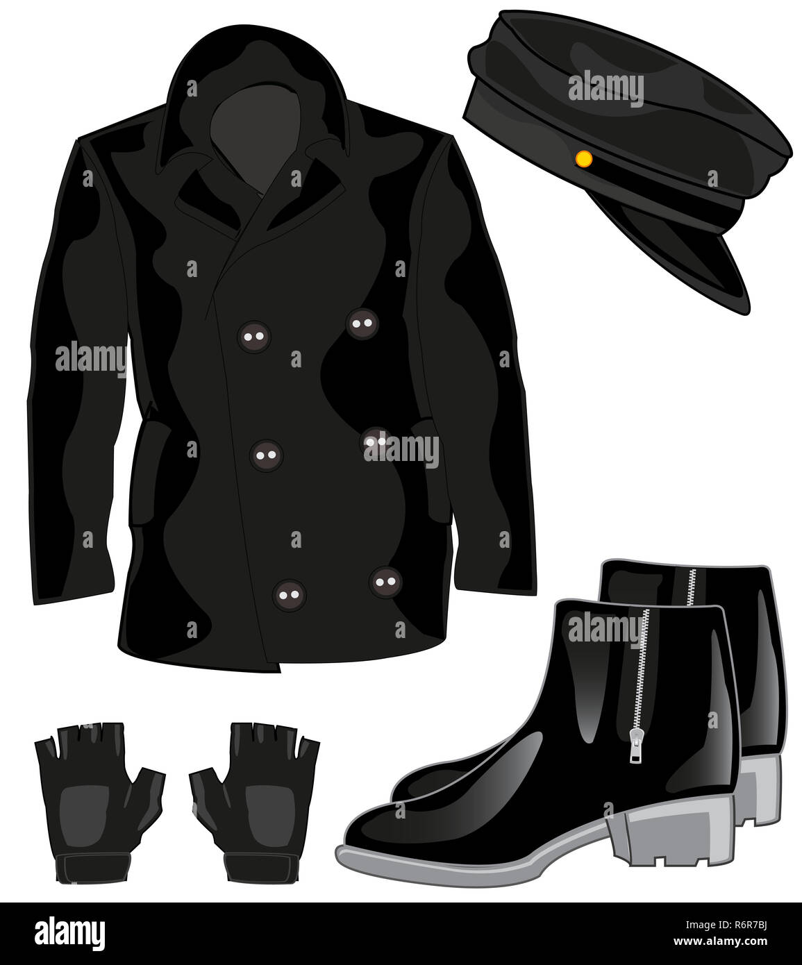 White coat with black buttons hires stock photography and images Alamy