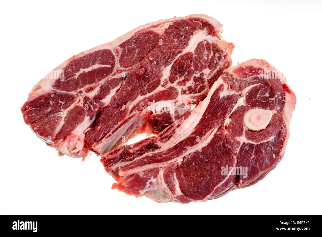 Lamb Cuts - Forequarter Chops Stock Photo