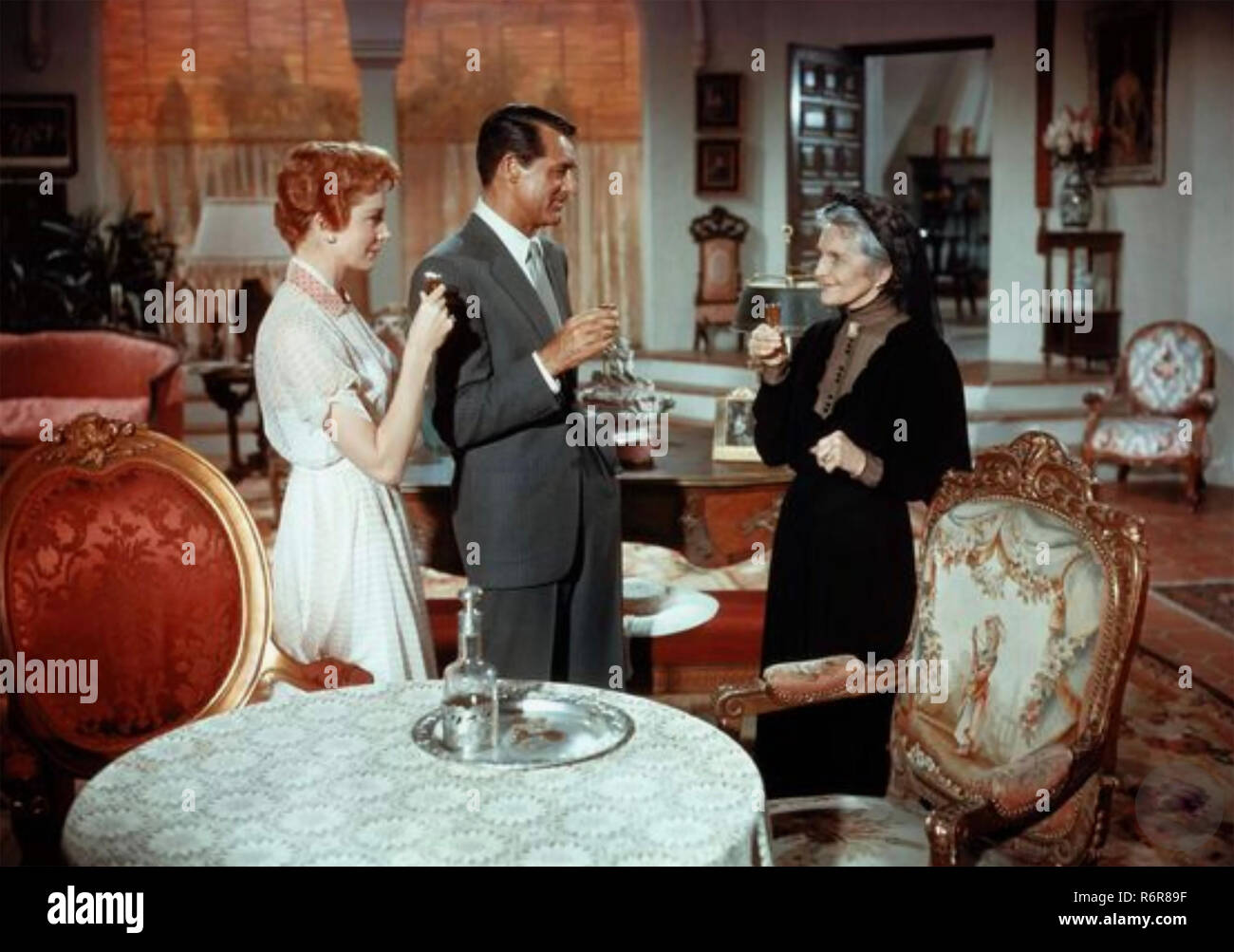 AN AFFAIR TO REMEMBER 1957 20th Century Fox film with from left: Deborah Kerr, Cary Grant, Cathleen Nesbitt. Stock Photo