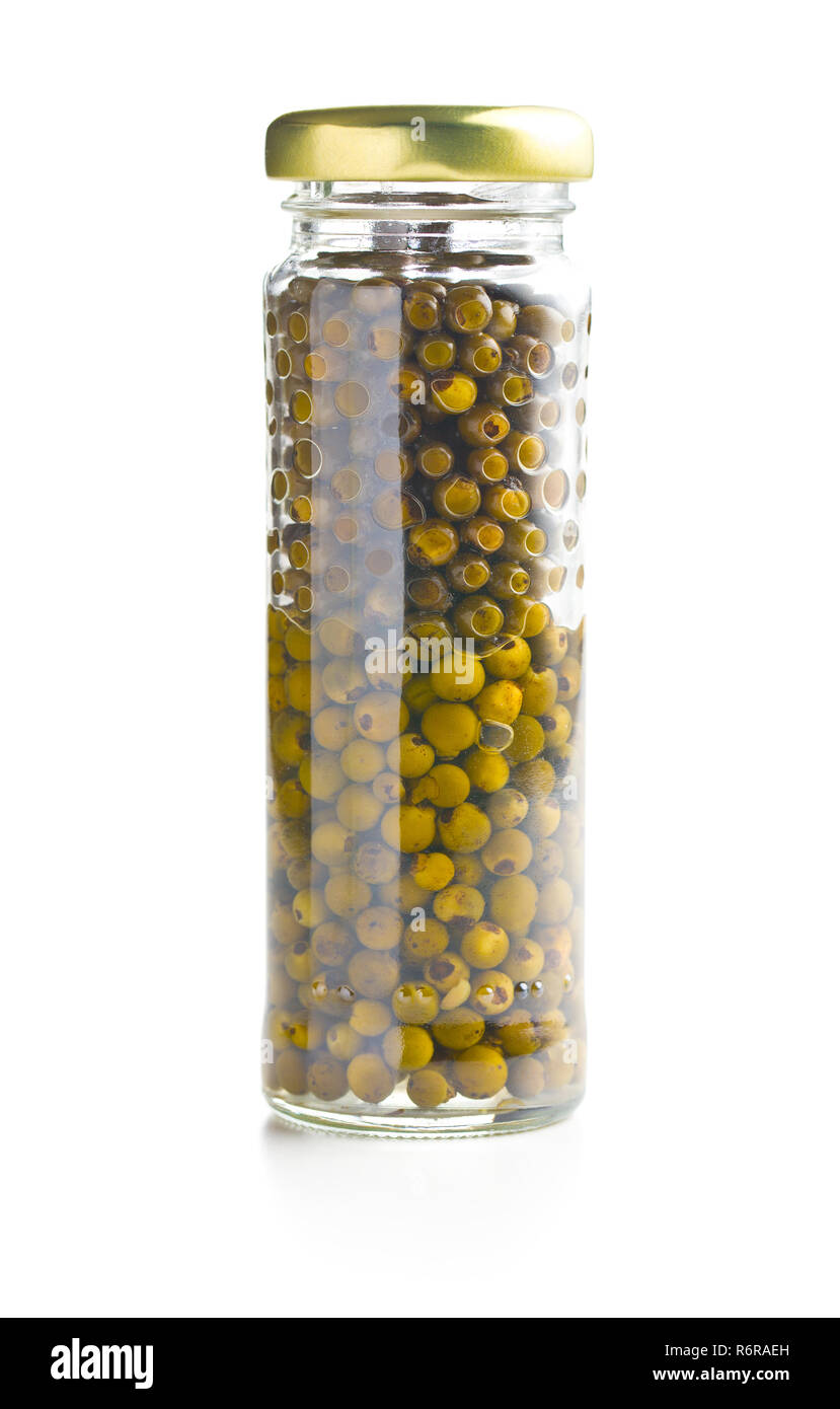 Green peppercorn in brine Stock Photo Alamy
